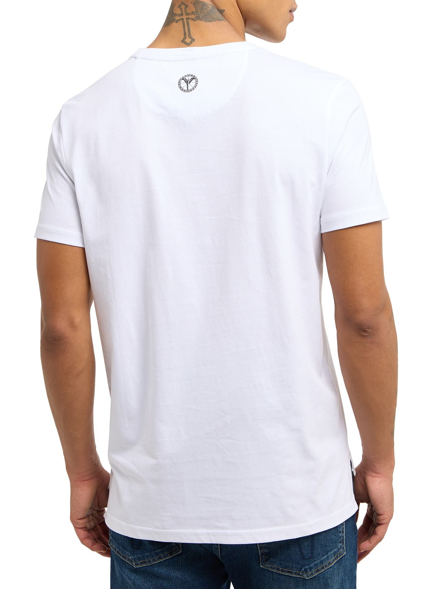 T-Shirt mit zweifachem Logoschriftzug